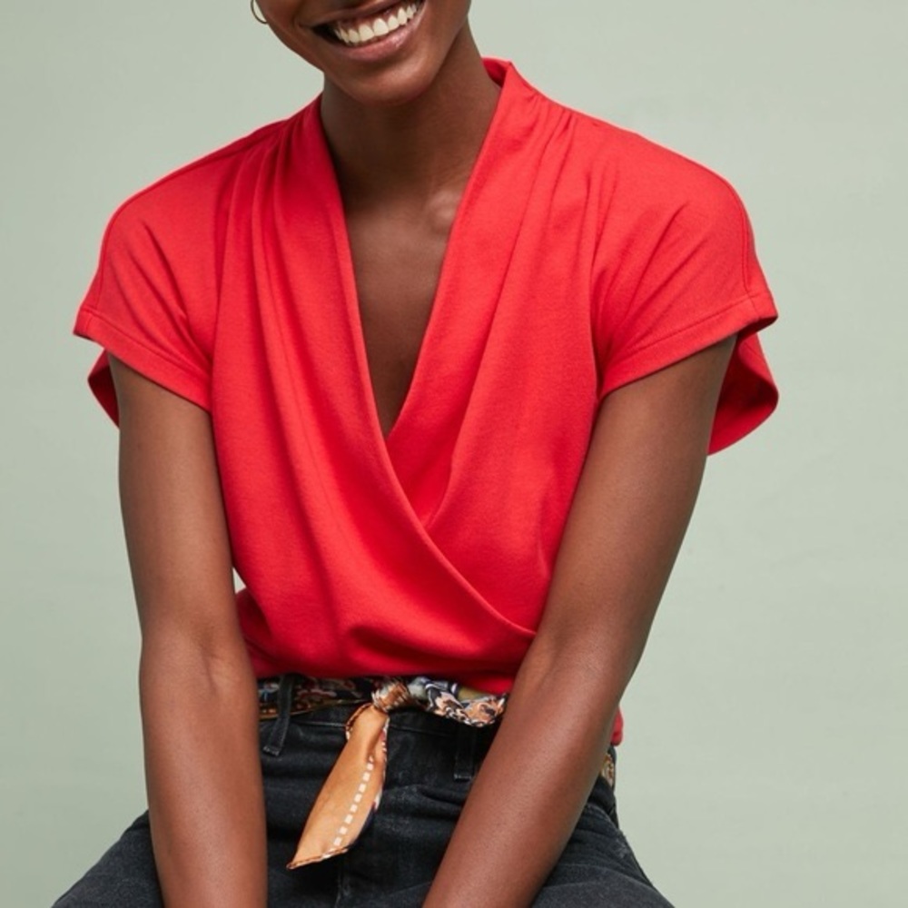 Maeve Wakefield Wrap Red Medium
